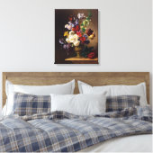 エレガントクラシックオランダマスタースチルライフアート キャンバスプリント (インサイチュ (寝室))