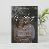 エレガントクラシックカスタム写結婚真I 招待状 (スタンド正面)