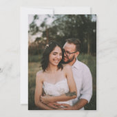 エレガントクラシックカスタム写結婚真I 招待状 (裏面)