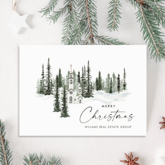 エレガントクラシッククリスマス冬林企業の シーズンカード