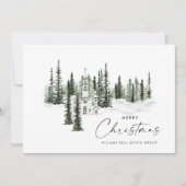 エレガントクラシッククリスマス冬林企業の シーズンカード (正面)