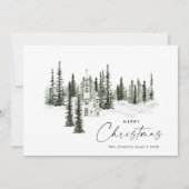 エレガントクラシッククリスマス冬林 シーズンカード (正面)