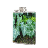 エレガントクラシックグリーンアイビーとフィールドストーン フラスク (左)
