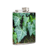 エレガントクラシックグリーンアイビーとフィールドストーン フラスク (右)