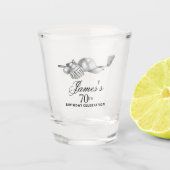 エレガントクラシックゴルフ70thバースデーパーティーカスタム ショットグラス (正面)