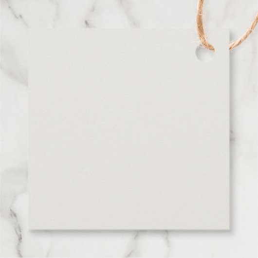 エレガントクラシックゴールデン結婚モノグラム フェイバータグ (裏面)