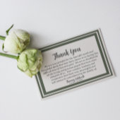 エレガントクラシックサンキューカード サンキューカード