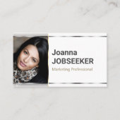 エレガントクラシックジョブミニマルシーカー 名刺 (正面)