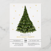 エレガントクラシックパーティー 箔招待状 (正面)