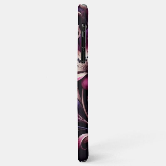 エレガントクラシックファインアートボタニカル絵を描ズ Case-Mate iPhoneケース (裏面/左)