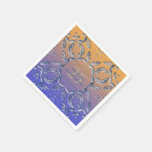 エレガントクラシックファンシー25結婚周年 スタンダードカクテルナプキン (角)