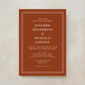 エレガントクラシックフォーマルテラ結婚コッタ 招待状