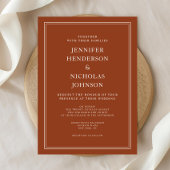 エレガントクラシックフォーマルテラ結婚コッタ 招待状