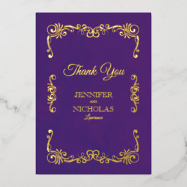 エレガントクラシックフォーマルヴィンテージ結婚s 箔招待状