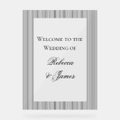エレガントクラシックフォーマル結婚歓迎 アクリルサイン (正面)