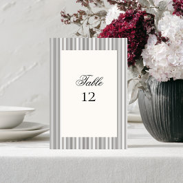 エレガントクラシックフォーマル結婚詳細 テーブルナンバー