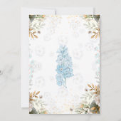 エレガントクラシックフローラ結婚式招待状 招待状 (裏面)