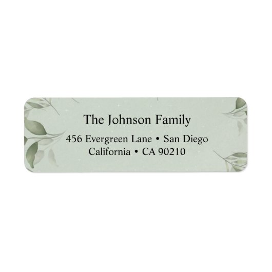 エレガントクラシックフローラ ラベル (正面)