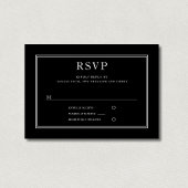 エレガントクラシックブ結婚ラック 出欠カード