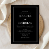 エレガントクラシックブ結婚ラック 招待状