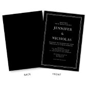 エレガントクラシックブ結婚ラック 招待状