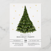 エレガントクラシックホイルパーティーフォイル 箔招待状 (正面)