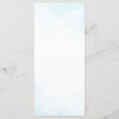 エレガントクラシックミニマルターコイズ メニュー (裏面)