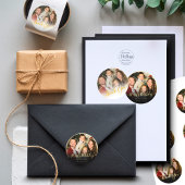 エレガントクラシックモダンカスタム金ゴールド ラウンドシール