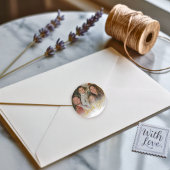 エレガントクラシックモダンカスタム金ゴールド ラウンドシール