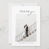 エレガントクラシックモノグラムありがとう!1枚 サンキューカード (正面)