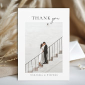 エレガントクラシックモノグラムありがとう!1枚 サンキューカード