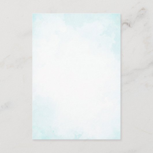 エレガントクラシックモノグラム結婚詳細 エンクロージャーカード (裏面)