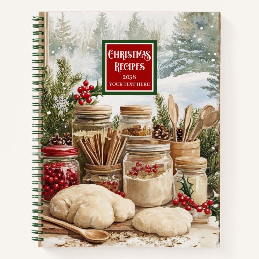 エレガントクラシックレシピノートカスタムPC ノートブック (正面)