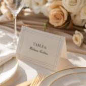 エレガントクラシックヴィンテージウェディング座席表 テーブルナンバー