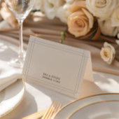 エレガントクラシックヴィンテージウェディング座席表 テーブルナンバー