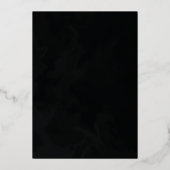 エレガントクラシックヴィンテージフォーマル結婚s 箔招待状 (裏面)