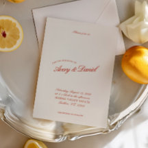 エレガントクラシックヴィンテージレッド&アイボリー結婚ズ