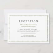 エレガントクラシックヴィンテージ披露宴カード 招待状 (正面)