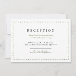 エレガントクラシックヴィンテージ披露宴カード 招待状