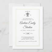 エレガントクラシック三枠法科卒業 招待状 (正面)