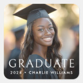 エレガントクラシック卒業写真科 スクエアシール (正面)