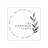 エレガントクラシック差出人住所 ラバースタンプ (インプリント)