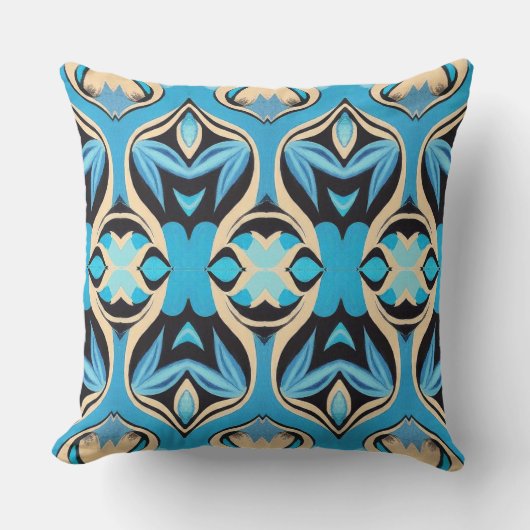 エレガントクラシック数々の色の織物デザインthro クッション (正面)