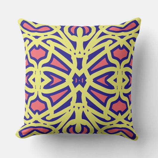 エレガントクラシック数々の色の織物デザインthro クッション (正面)