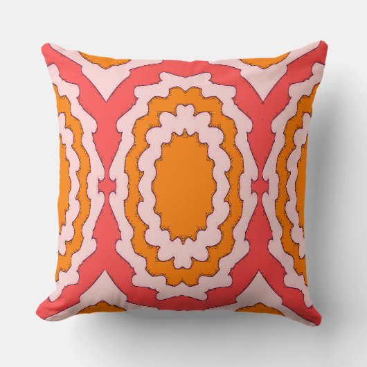 エレガントクラシック数々の色の織物デザインthro クッション (正面)