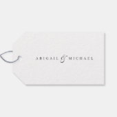 エレガントクラシック書ヴィンテージ感謝していユー ギフトタグ (裏面横)