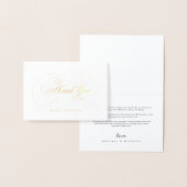 エレガントクラシック書ヴィンテージ感謝していユー 箔カード (ディスプレー)