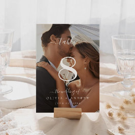 エレガントクラシック書結婚の写真 テーブルナンバー