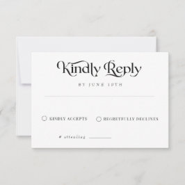 エレガントクラシック書結婚の 出欠カード