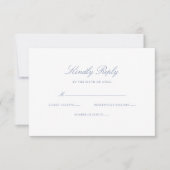 エレガントクラシック書結婚の 出欠カード (正面)